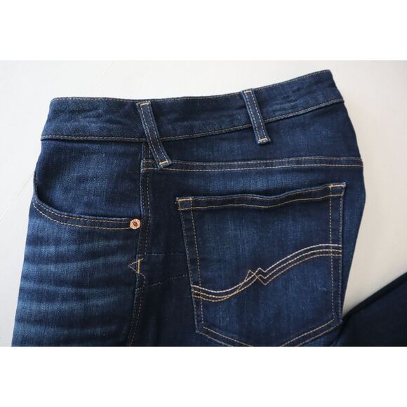 ARIAT R.E.A.L. Women's Sz 33R Pennsylvania Blue High Rise Ballary Boot Cut Jeans - Picture 6 of 13